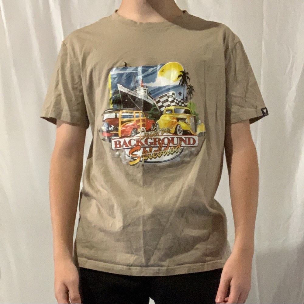 Men’s Tan Graphic-T